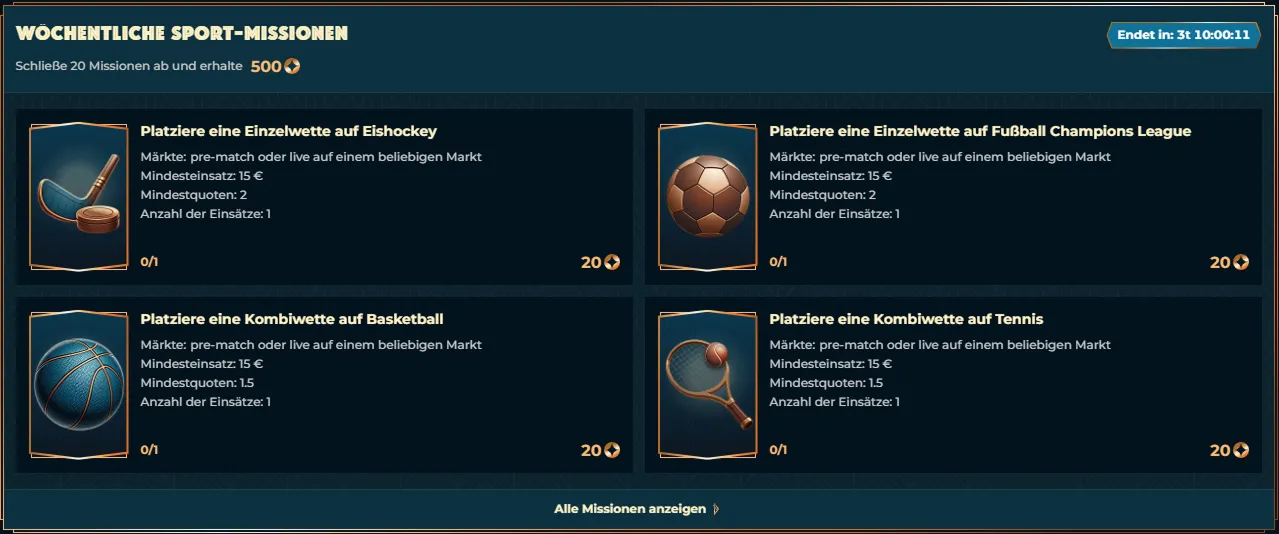 Welche Angaben Spieler bei der Registrierung machen